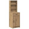 vidaXL Highboard Umjetnički hrast 41 x 40 x 135 cm Konstruirano drvo