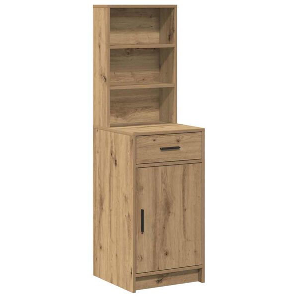 vidaXL Highboard Umjetnički hrast 41 x 40 x 135 cm Konstruirano drvo
