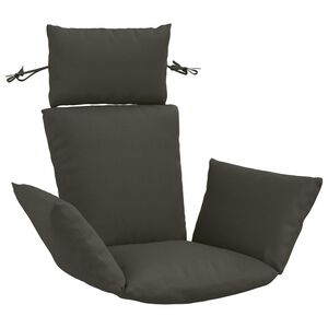 vidaXL Adirondack Jastučić PUTTEN 100% poliester Antracit