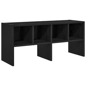 vidaXL Stalak za cipele koji se može složiti crni hrast 89,5x30x40 cm