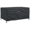 vidaXL Pokrov za namje&scaron;taj Jednobojno Crna 172 x 113 x 73 cm 600D
