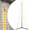 vidaXL LED božićno drvce 363 LED toplo bijelo 182 cm