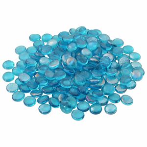 vidaXL Stakleni nugget 17-19 mm Aqua plava Stakl