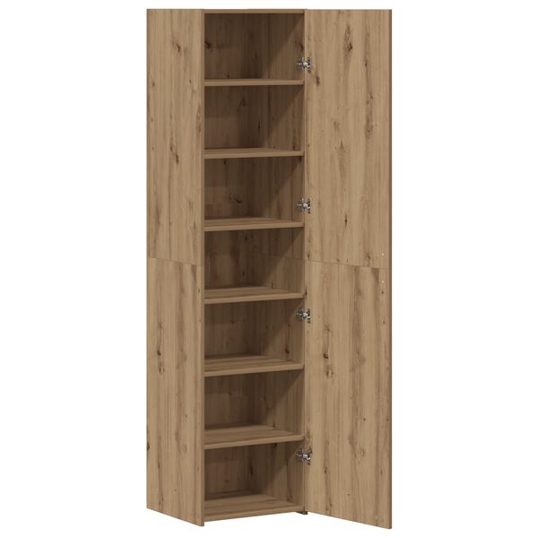 vidaXL Highboard Umjetnički hrast 45 x 42,5 x 185 cm