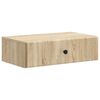 vidaXL Stolna montirana na zid Hrast sonoma 59 x 34,5 x 17 cm