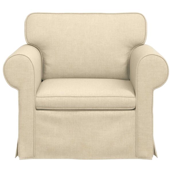 vidaXL Sofa Krema Sveukupne dimenzije: 95 x 82 x 80 cm (&Scaron; x Dub x V)