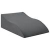 vidaXL Jastučić za noge Siva 68 x 41 x 21 cm PU pjena