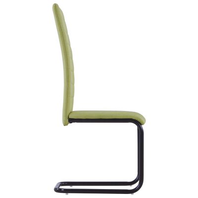 vidaXL Konzolne blagovaonske stolice od tkanine 6 kom zelene