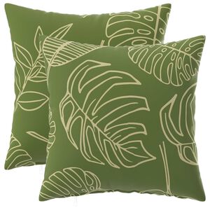 vidaXL Presvlaka za jastuk 2 pcs HEERLEN Dizajn lista 30 x 30 cm
