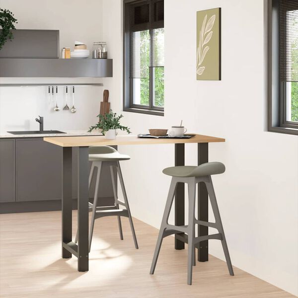 vidaXL Noge za barski stol antracit boje 2 kom 60 x (100-101) cm čelik