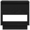 vidaXL Noćni ormarić Crni hrast 45 x 34 x 44 cm Konstruirano drvo