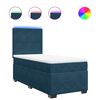 vidaXL Box spring krevet s madracem plavi 80 x 200 cm bar&scaron;unasti