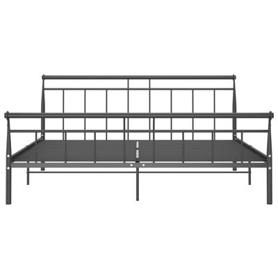 vidaXL Okvir za krevet crni metalni 200 x 200 cm
