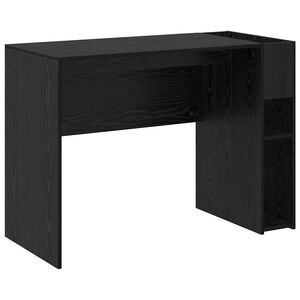 vidaXL Stol Crni hrast Konstruirano drvo 109 x 50 x 78 cm