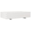 vidaXL Vrtna sadilica bijela 110x60x26,5 cm od masivne borovine