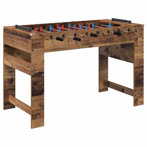vidaXL Fuzbal Stol Staro drvo 125 x 60,5 x 80 cm Konstruirano drvo