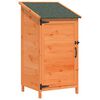 vidaXL Vrtna &Scaron;upa Smeđa 59 x 56 x 113,5 cm Konstruirano drvo