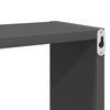vidaXL Kockaste zidne police 4 kom sive 26 x 15 x 26 cm