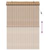 vidaXL Rolo zavjesa sa zavjesama Priroda 150 x 220 cm bambus