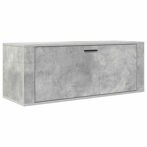 vidaXL Zidni ormarić za cipele boja betona 100 x 35 x 38 cm drveni
