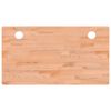 vidaXL Ploča za radni stol 110 x 60 x 2,5 cm od masivne bukovine