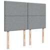vidaXL Krevet box spring s madracem svjetlosivi 140x200 cm od tkanine