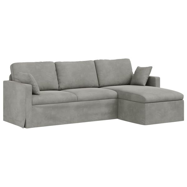 vidaXL Sofa Svijetlo siva