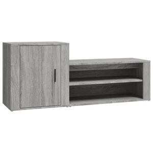 vidaXL Ormarić za cipele boja hrasta 130x35x54 cm konstruirano drvo