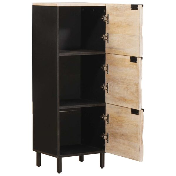 vidaXL Highboard s pohranom Fin&scaron; bijelog pranja 40 x 33 x 110 cm