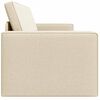 vidaXL Krevet na razvlačenje 200cm Krema tkanina