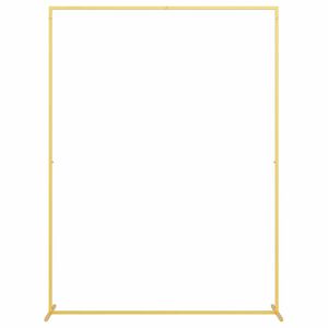 vidaXL Vjenčani luk Zlatno 150 x 49,5 x 200 cm Čelik