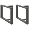 vidaXL Noge za klub stolić T-oblika 2 kom antracit 60x25x(42-43) cm čelik