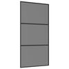 vidaXL Klizna vrata 102 x 205 cm Kaljeno Staklo i Aluminij