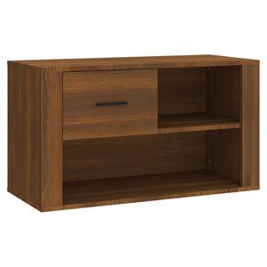 vidaXL Ormarić za cipele smeđi hrast 80x35x45 cm konstruirano drvo
