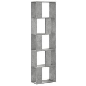 vidaXL Regal za knjige s 5 razina boja hrasta 45x23,5x162,5 cm drveni
