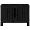 vidaXL Vrtna kutija za pohranu crna 76x42,5x54 cm od masivne borovine