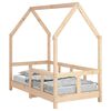 vidaXL Okvir za dječji krevet 70 x 140 cm od masivne borovine