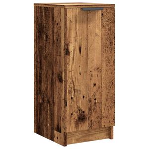 vidaXL Ormarić za cipele staro drvo 29,5x35x70 cm konstruirano drvo