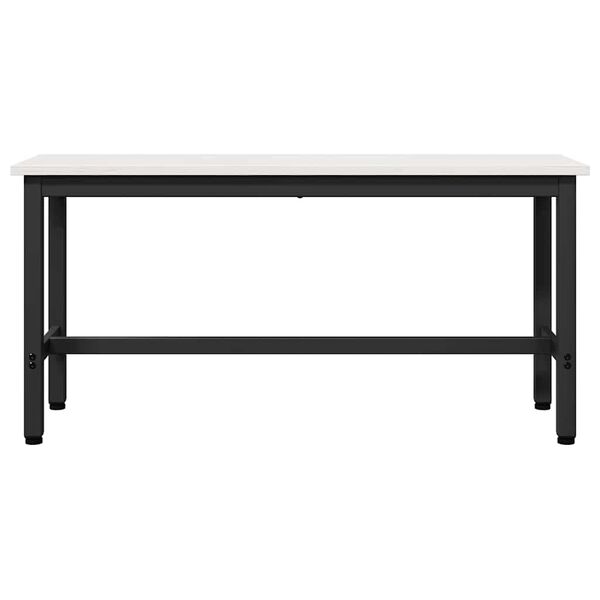 vidaXL Klupa za blagovanje Bijelo 100 x 32,5 x 49 cm