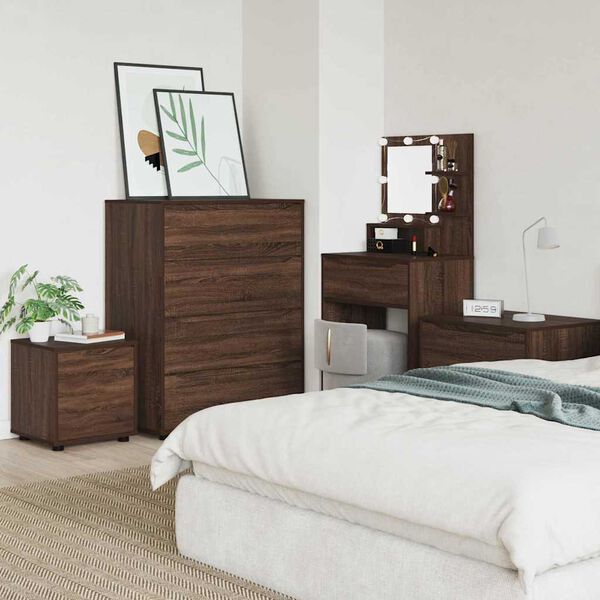 vidaXL Kupaonski ormar Smeđi hrast 40,5 x 40 x 44 cm Konstruirano drvo