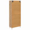 vidaXL Highboard 2 pcs Umjetnički hrast Konstruirano drvo