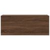 vidaXL Kupaonski zidni ormarić smeđi hrast 100x25x40 cm izrađeno drvo