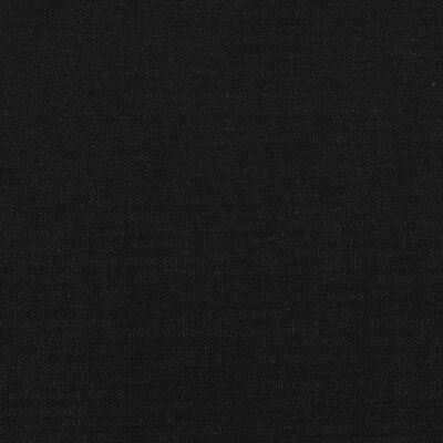 vidaXL Uzglavlje crno 80 x 5 x 78/88 cm od tkanine