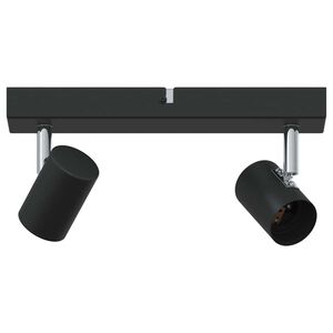 vidaXL Stropni reflektor s reflektorima Crna 26 x 6,5 x 11,5 cm Metal