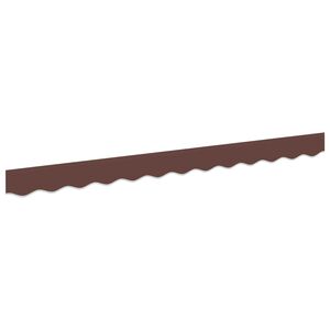 vidaXL Zamjena za rub tende Smeđa pruga 230 x 20 cm Poliester