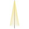vidaXL LED božićno drvce 385 cm 1148 LED lampica Topla bijela Željezo