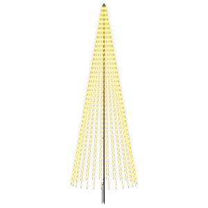 vidaXL LED božićno drvce 385 cm 1148 LED lampica Topla bijela Željezo
