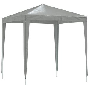 vidaXL &Scaron;ator za zabave 200 x 200 x 240 cm Svjetlosiva PE i čelik