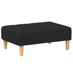 vidaXL Tabure crni 77x55x31 cm od tkanine