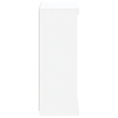 vidaXL Komoda s LED svjetlima bijela 60,5x37x100 cm